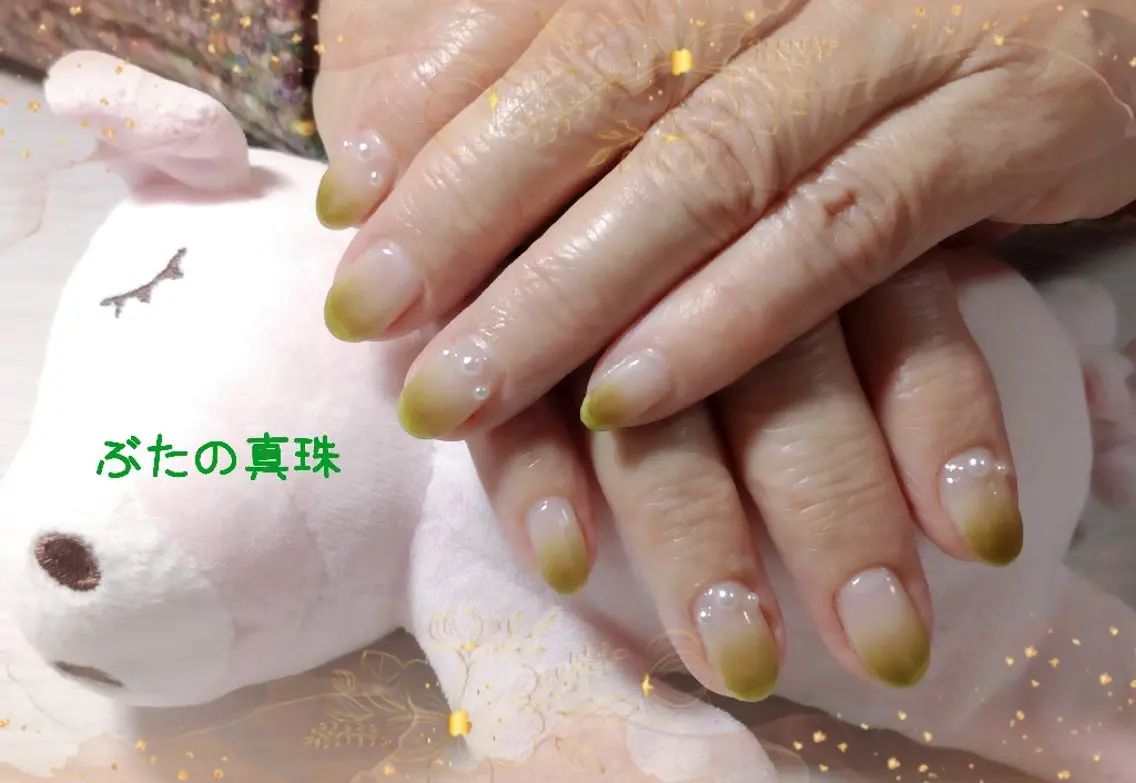 ネイル グラデーション ハンドネイル 林 珠里のネイルデザイン