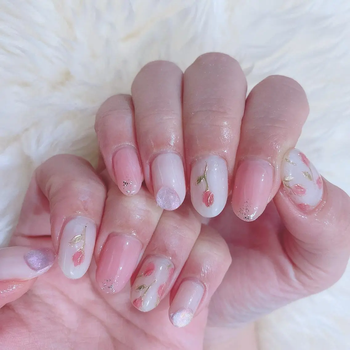 ネイル ミラーネイル ハンドネイル SOL NAILのネイルデザイン