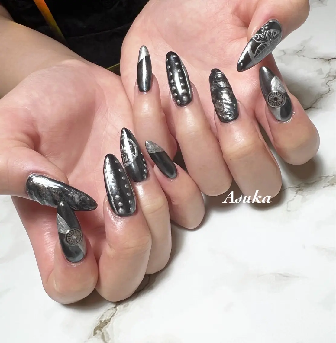 ネイル 長さ出し hills nail /Asukaのネイルデザイン