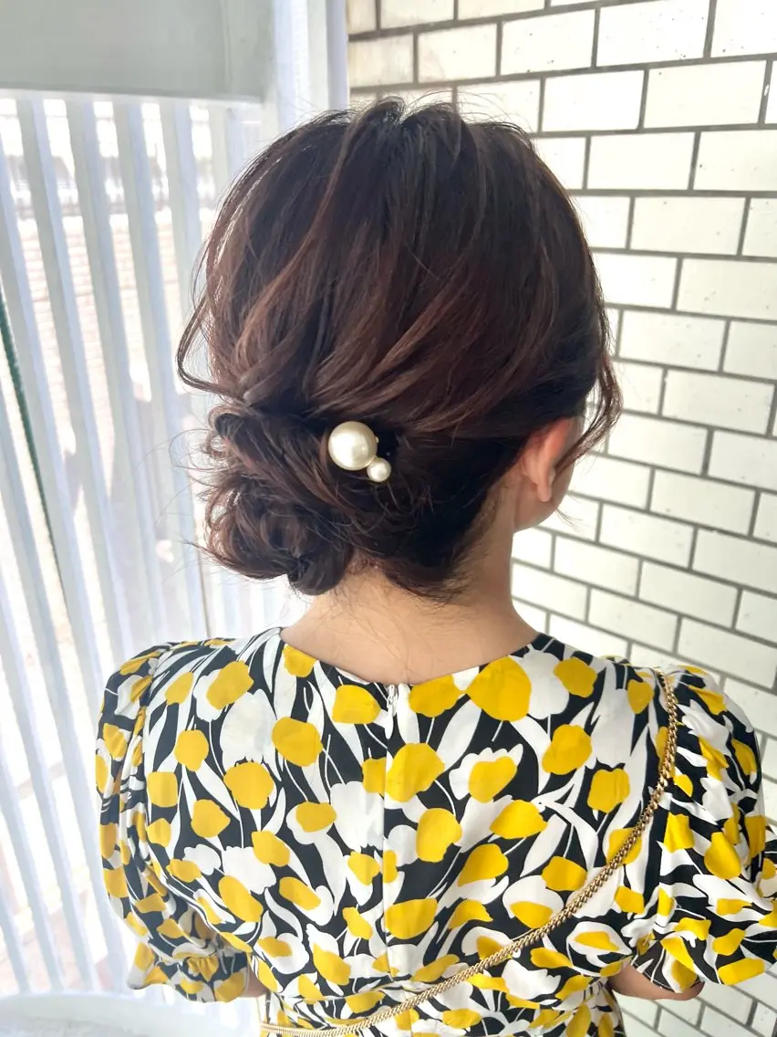 ヘアアレンジ ヘアセット 大人可愛いヘアメイク 💋🧚♀️しずかのヘアスタイル