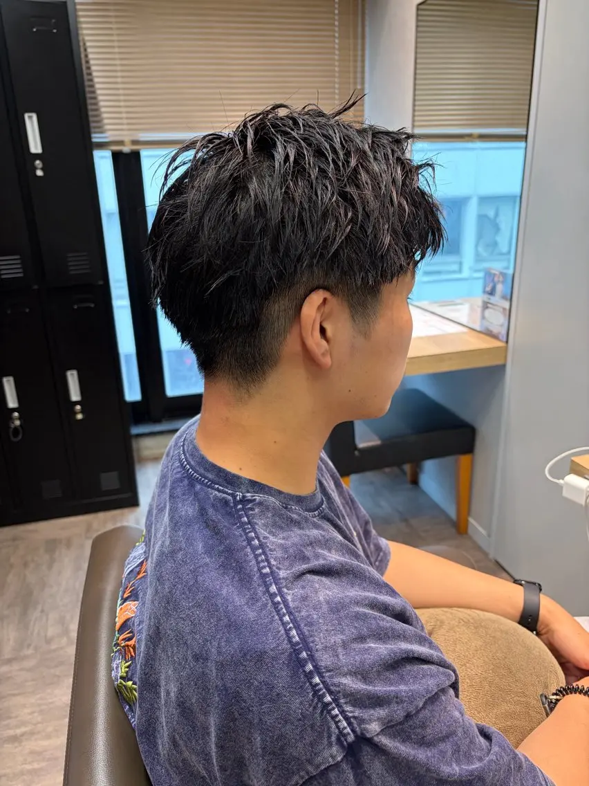 メンズ カット メンズカット パーマ飯野友喜のヘアスタイル