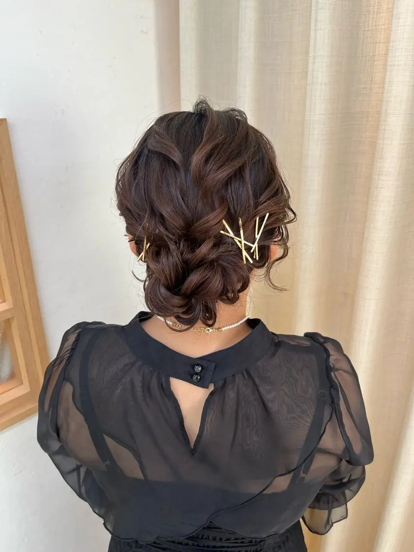 ヘアアレンジ ヘアセット 参列・イベントヘア♡ ゆいなのヘアスタイル