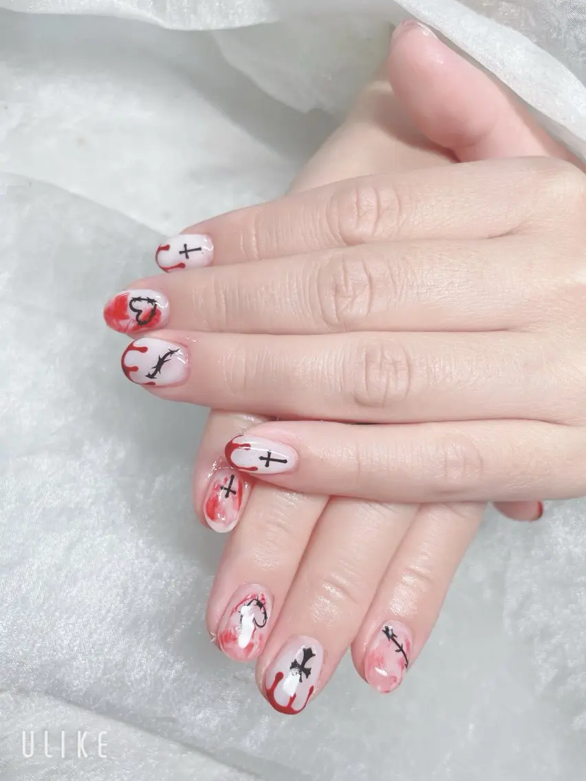 ネイル ハロウィン ハンドネイル BABY LION :Linaのネイルデザイン