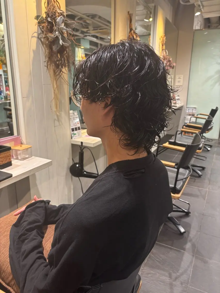 パーマ メンズ オーガニックカラー/ 表参道/ルカのヘアスタイル