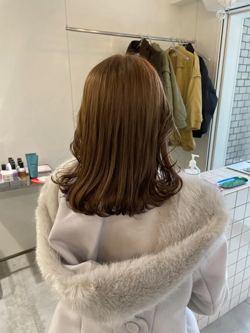 人気Ｎｏ．1🥣透明感、ツヤupカラー＋2step保湿トリートメントの写真