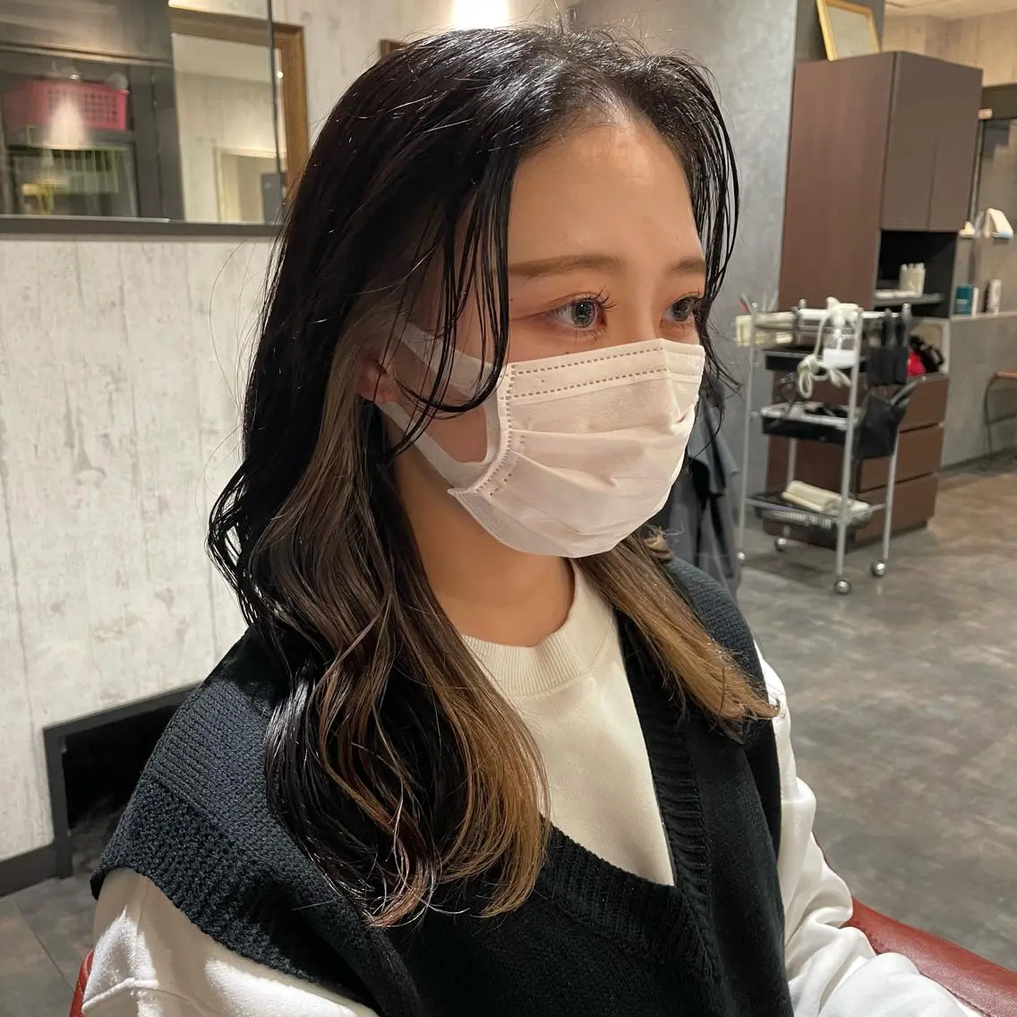 ロング カラー インナーカラー ヘアカラー Wataru 髪質改善カラー💎のヘアスタイル