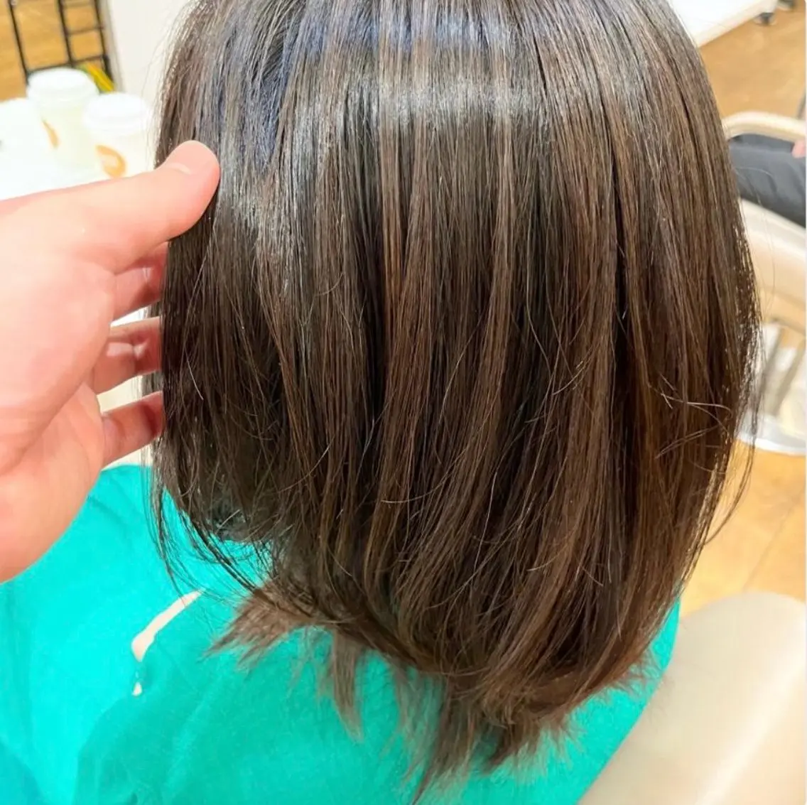 ミディアム カラー ヘアカラー 穂乃香 BEAUTRIUMのヘアスタイル