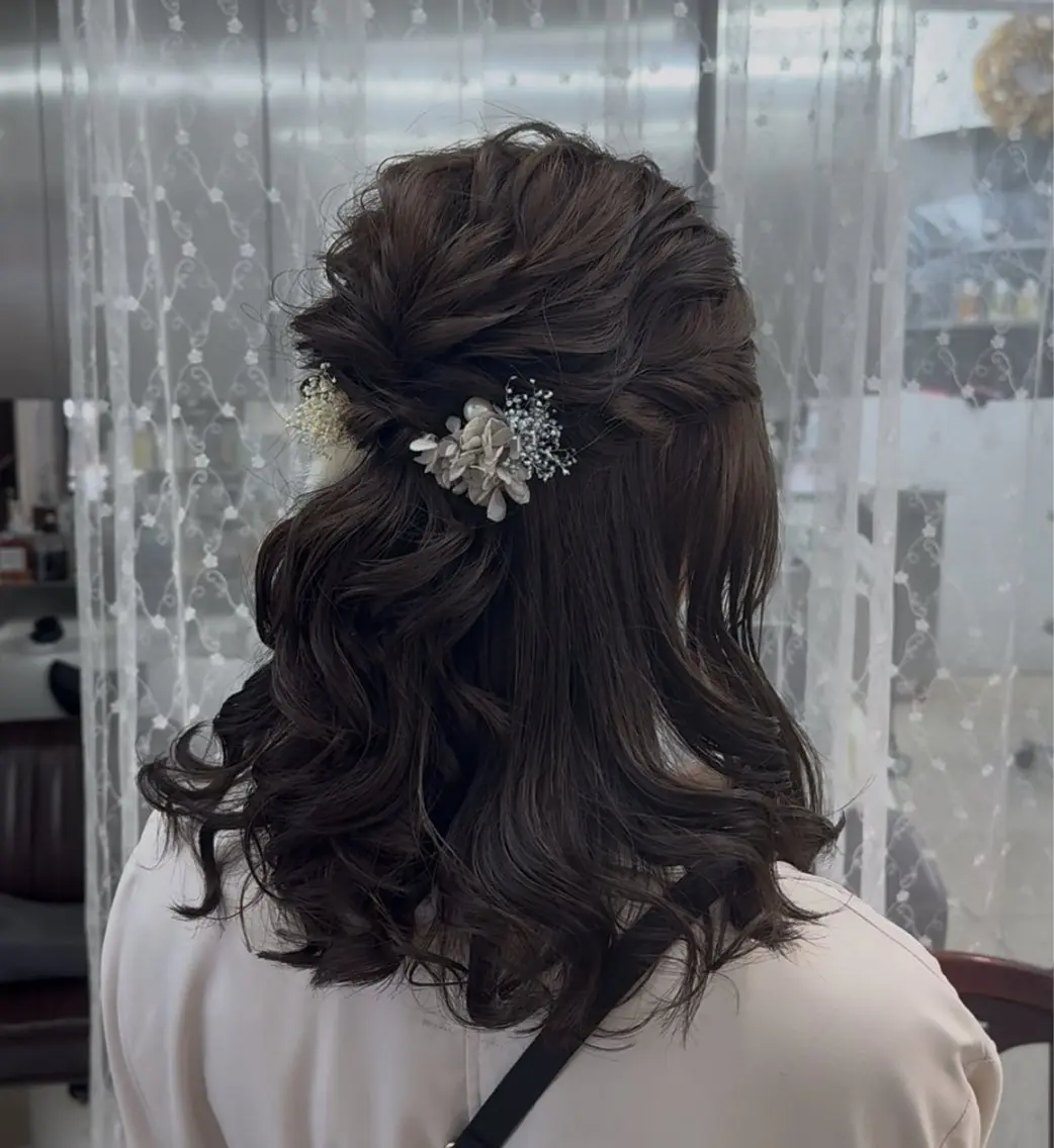 ミディアム ヘアセット ヘアアレンジ 表参道 💠Ayano💠のヘアスタイル