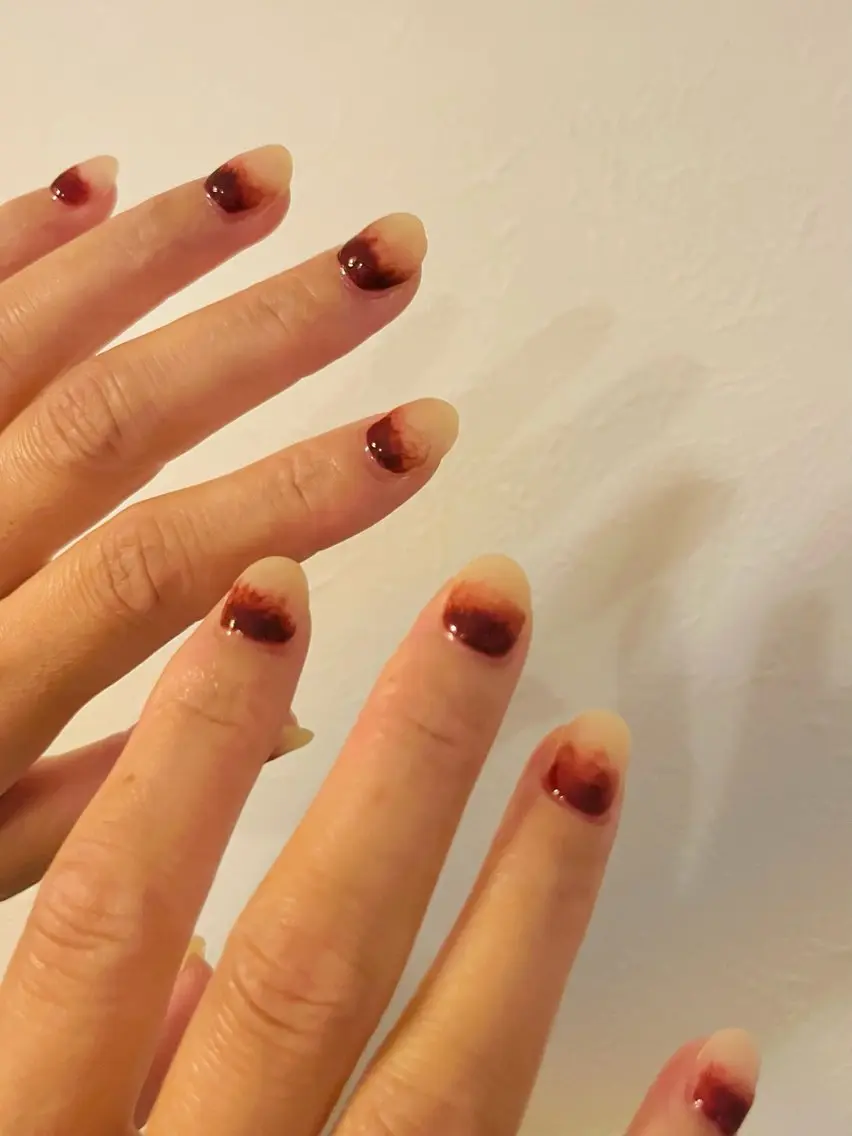 ネイル グラデーション ハンドネイル Hum nail  roomのネイルデザイン