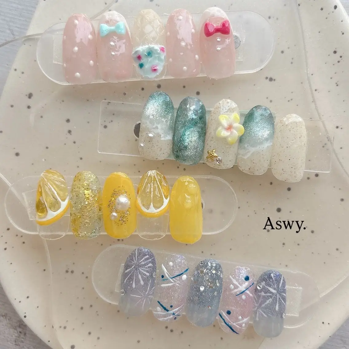 ネイル ハンドネイル Aswy.新小岩 chiiのネイルデザイン