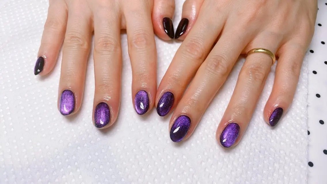 ネイル 長さ出し フットネイル ジェルネイル 韓国ネイル マグネットネイル Nail Ann【西川口店】のネイルデザイン