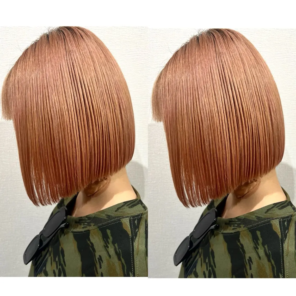 ショート 切っぱなし💇‍♀️ イヤリング🎨龍之介のヘアスタイル