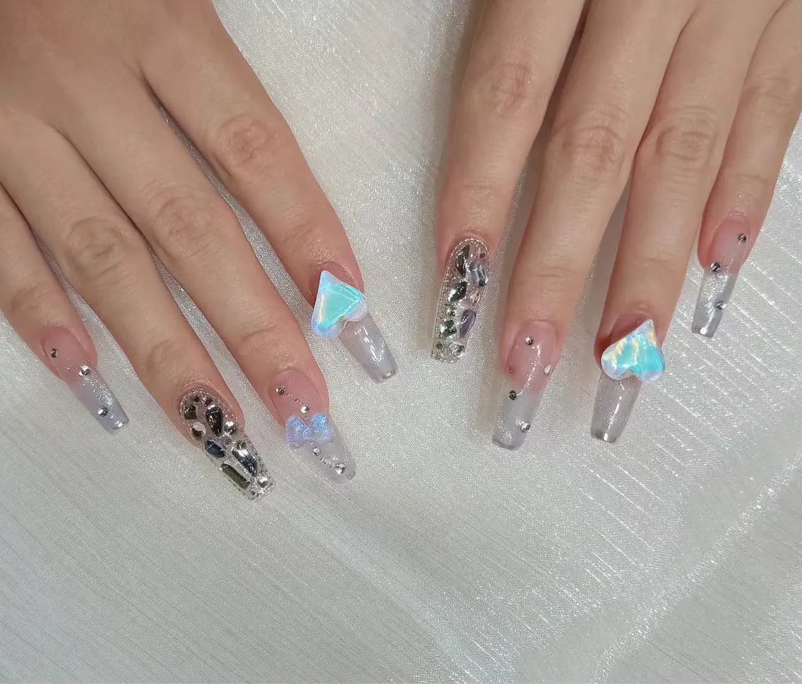 ネイル アートネイル フラワーネイル フットネイル ジェルネイル ハート Babarla Nailのネイルデザイン