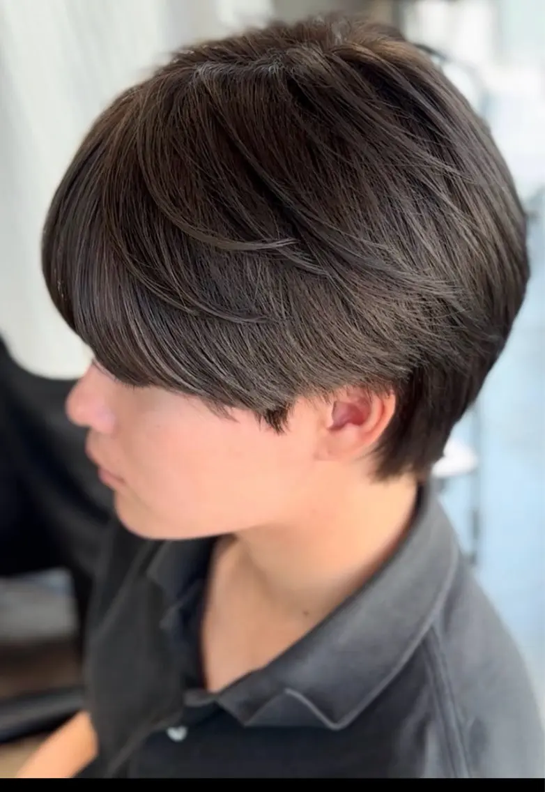 カラー メンズ カット ヘアカラー トリートメント 徳澤 一真のヘアスタイル