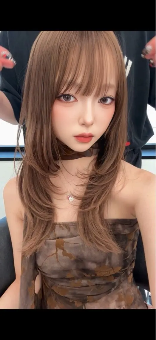 ロング カット 新宿美容師 ✨りんのヘアスタイル