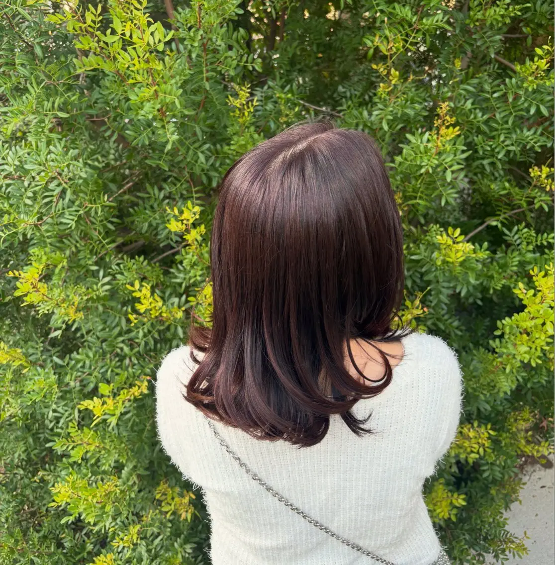 ミディアム ヘアカラー 望月 芽依のヘアスタイル
