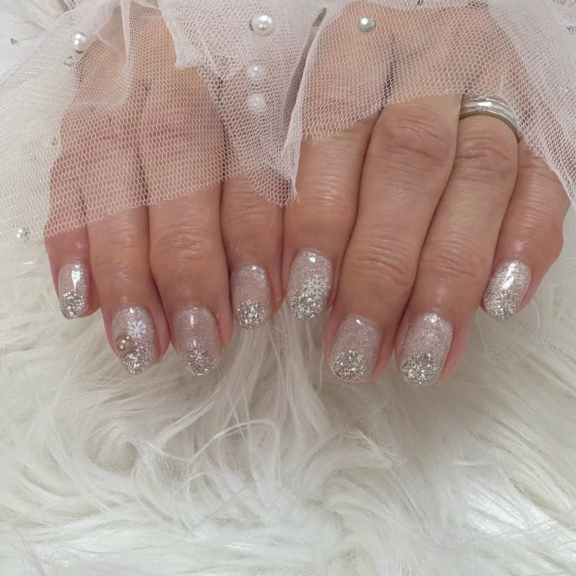 ネイル ラメ(グリッター) マグネットネイル ハンドネイル SHINE nail salonのネイルデザイン