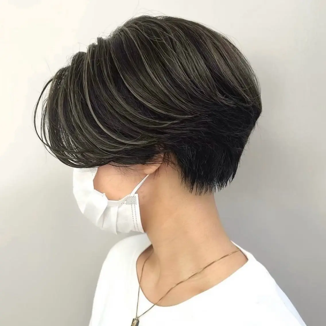 ショート カラー ハンサムショート ハイライトカラー ハイライト ショートヘア 似合わせショート kengoのヘアスタイル