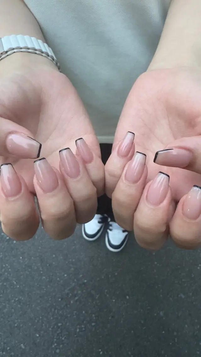 ネイル フレンチネイル オフィスネイル ハンドネイル MH_ Nailのネイルデザイン