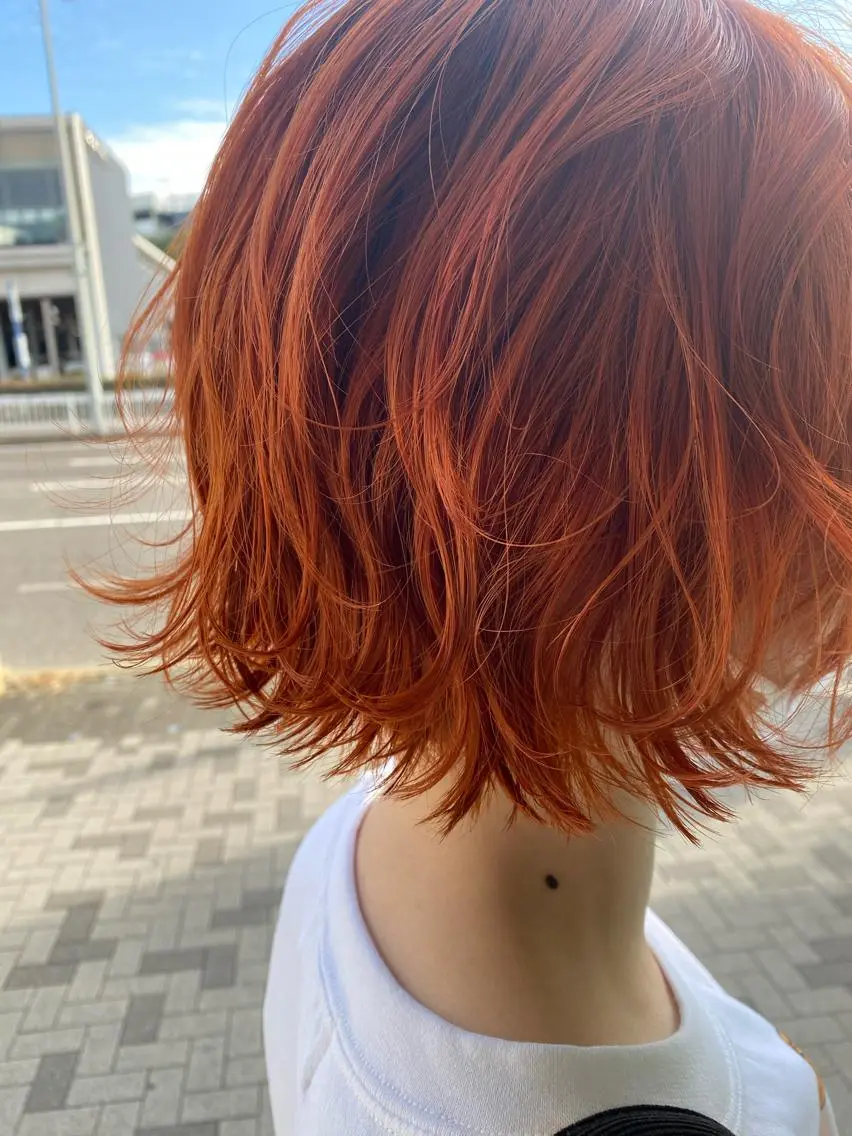 【イメージチェンジに】似合わせカット+ブリーチオンカラー(ケアブリーチ使用)+3stepトリートメントの写真