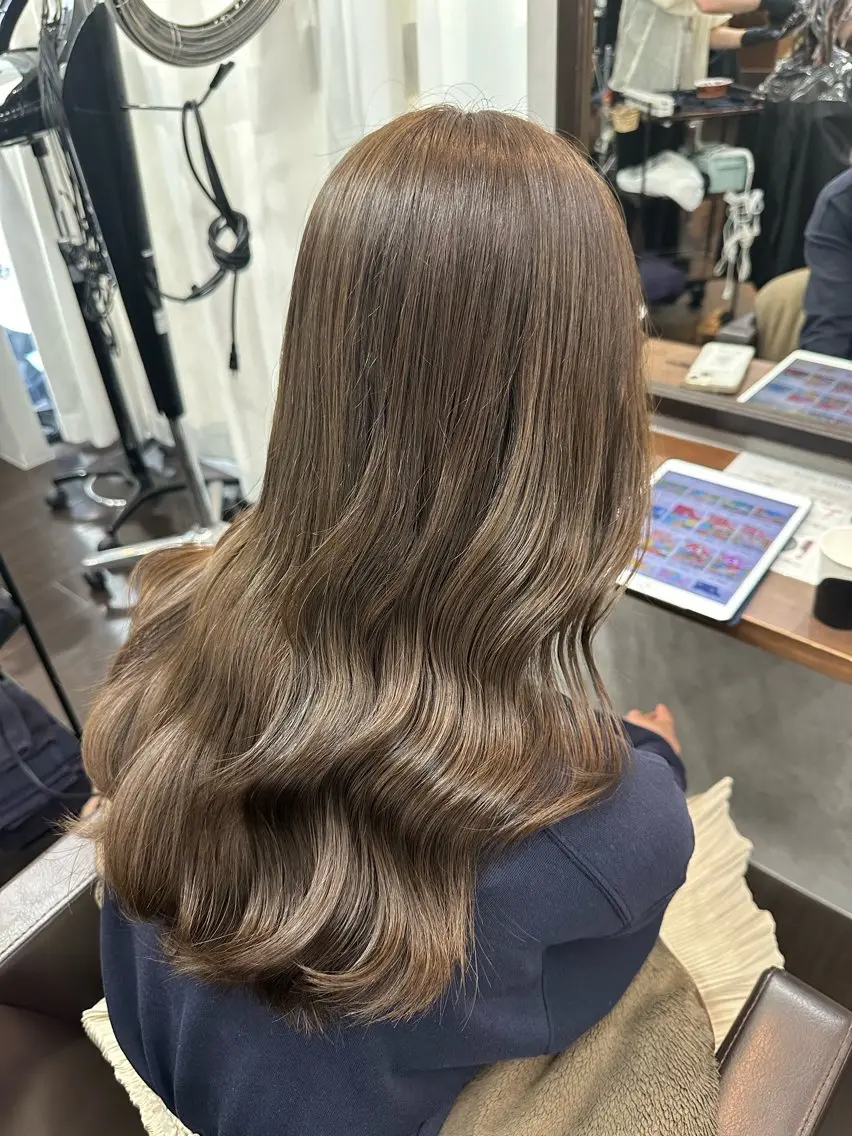 【新規限定/予防美容】カット+髪質改善カラー+髪質改善TRケア🧚の写真