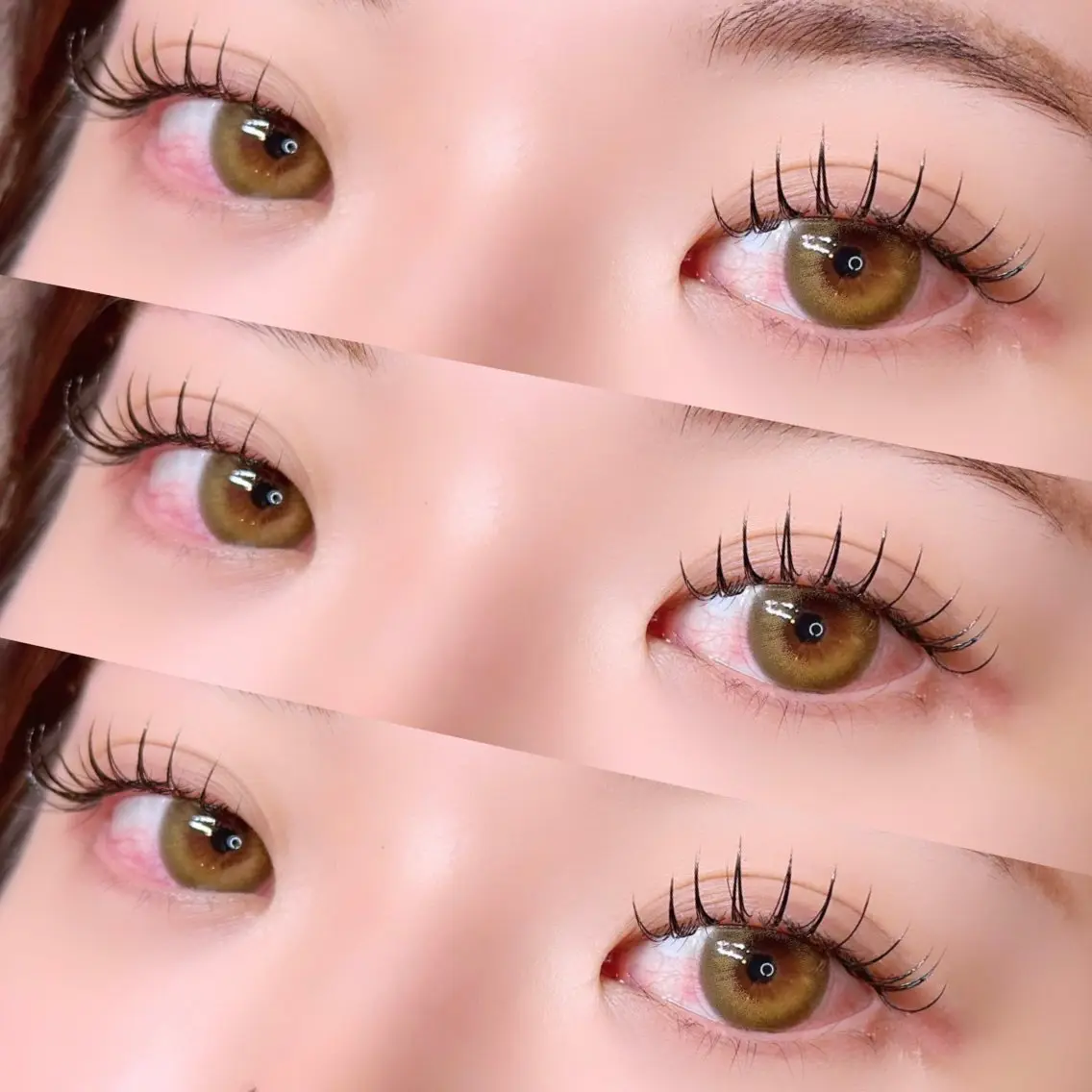 マツエク・マツパ 束感まつ毛 フラットラッシュ 韓国風マツエク ella eyelashのマツエク・マツパデザイン