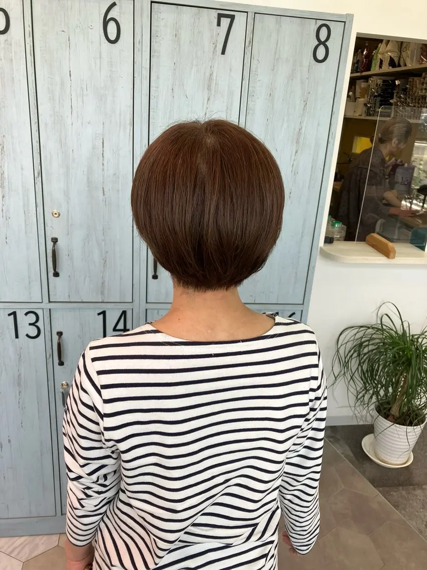 ショート 浜田 希々香のヘアスタイル