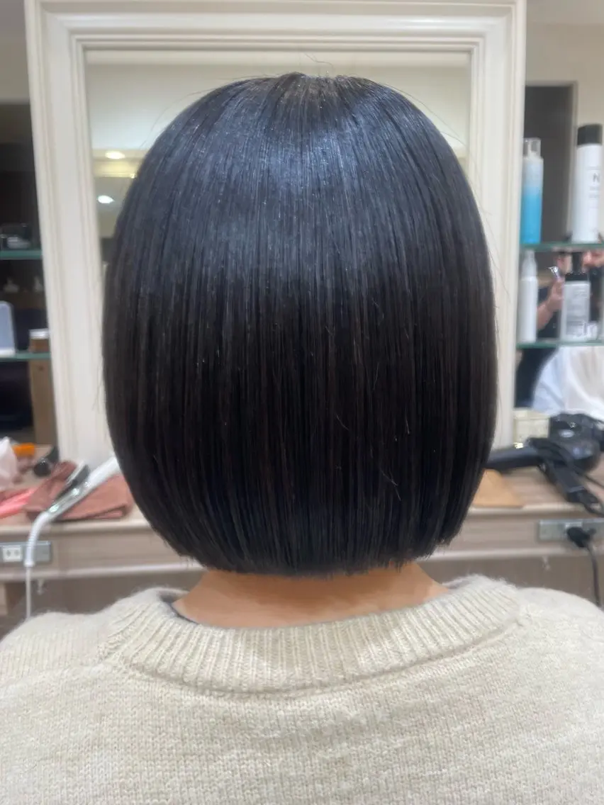 ショート カット トリートメント 韓国ヘアメイク🎀/ 縮毛矯正✨山本媛香のヘアスタイル