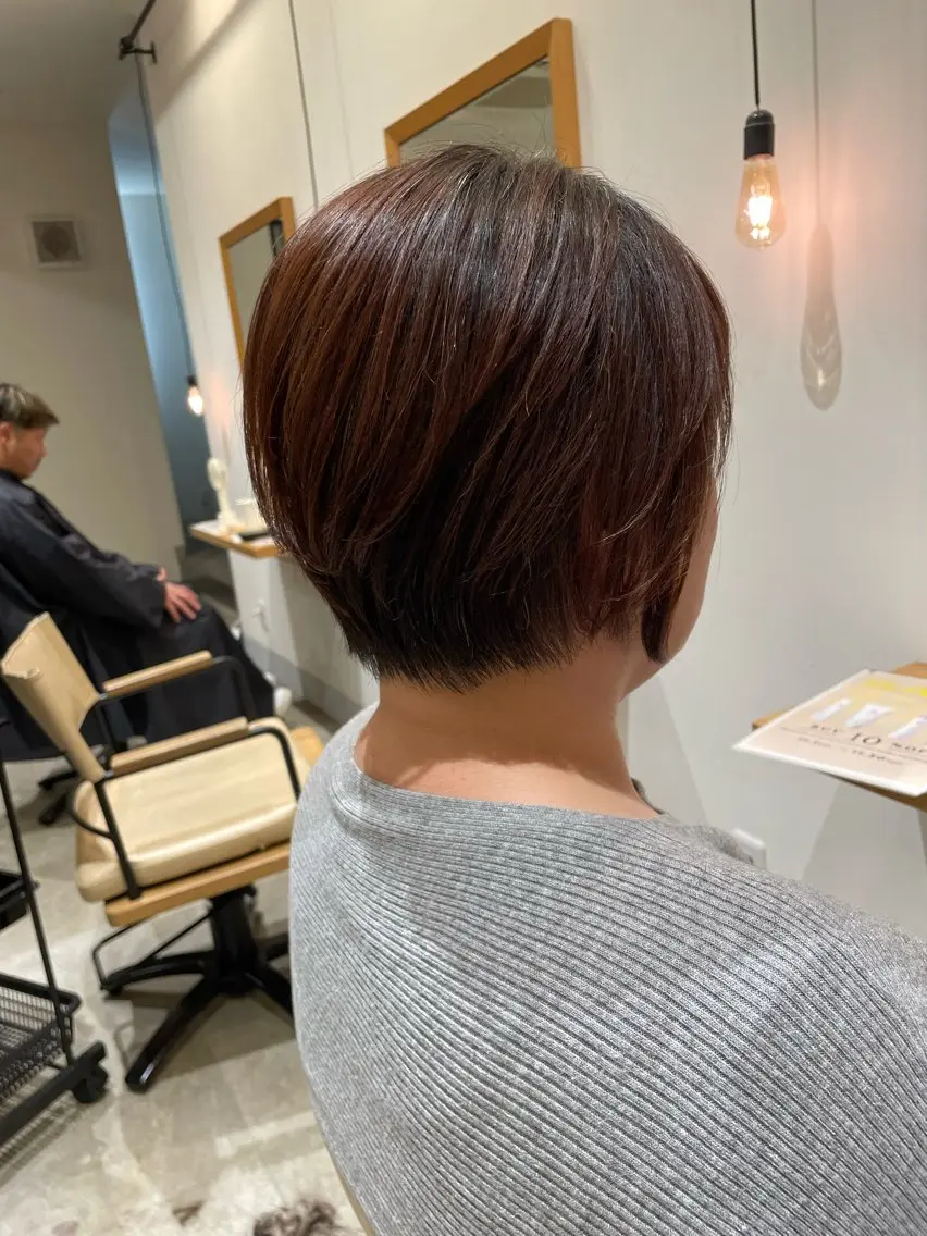 ショート ショートヘア 田中 ゆいかのヘアスタイル