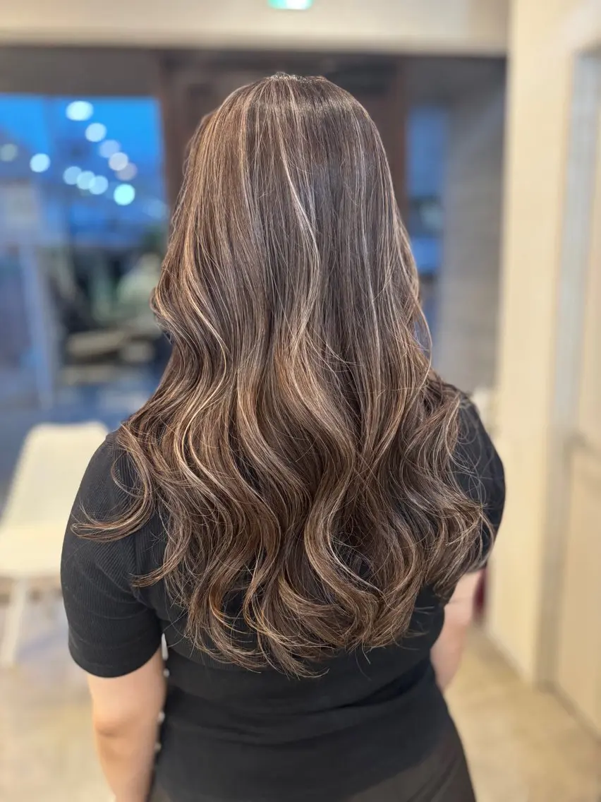 ロング カラー ハイライトカラー ハイライト カット ヘアカラー トリートメント 全技術特化🥇 店長JUKIYAのヘアスタイル