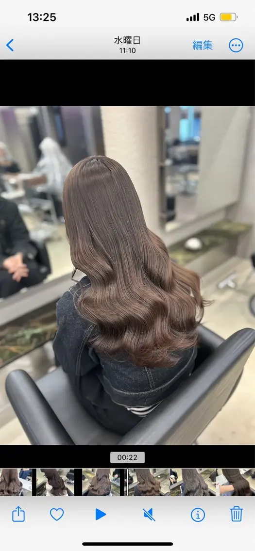 セミロング カラー ブラウンカラー PELE /Nanakaのヘアスタイル