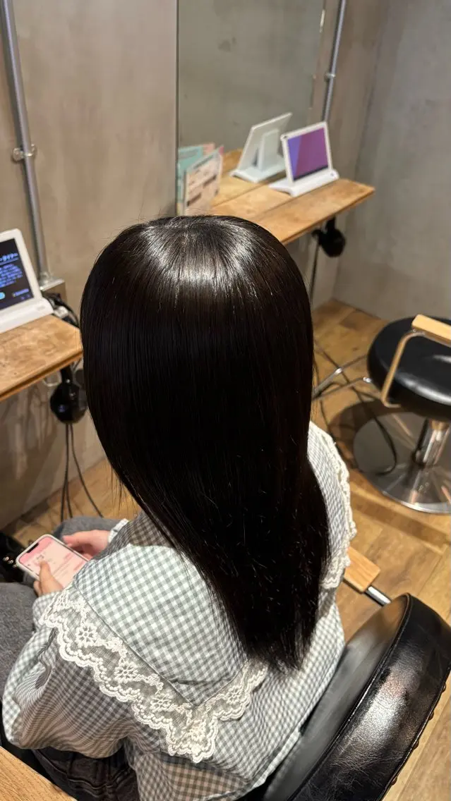 ⚡️癖毛撃退💪縮毛矯正🔥➕似合わせカット✂︎の写真
