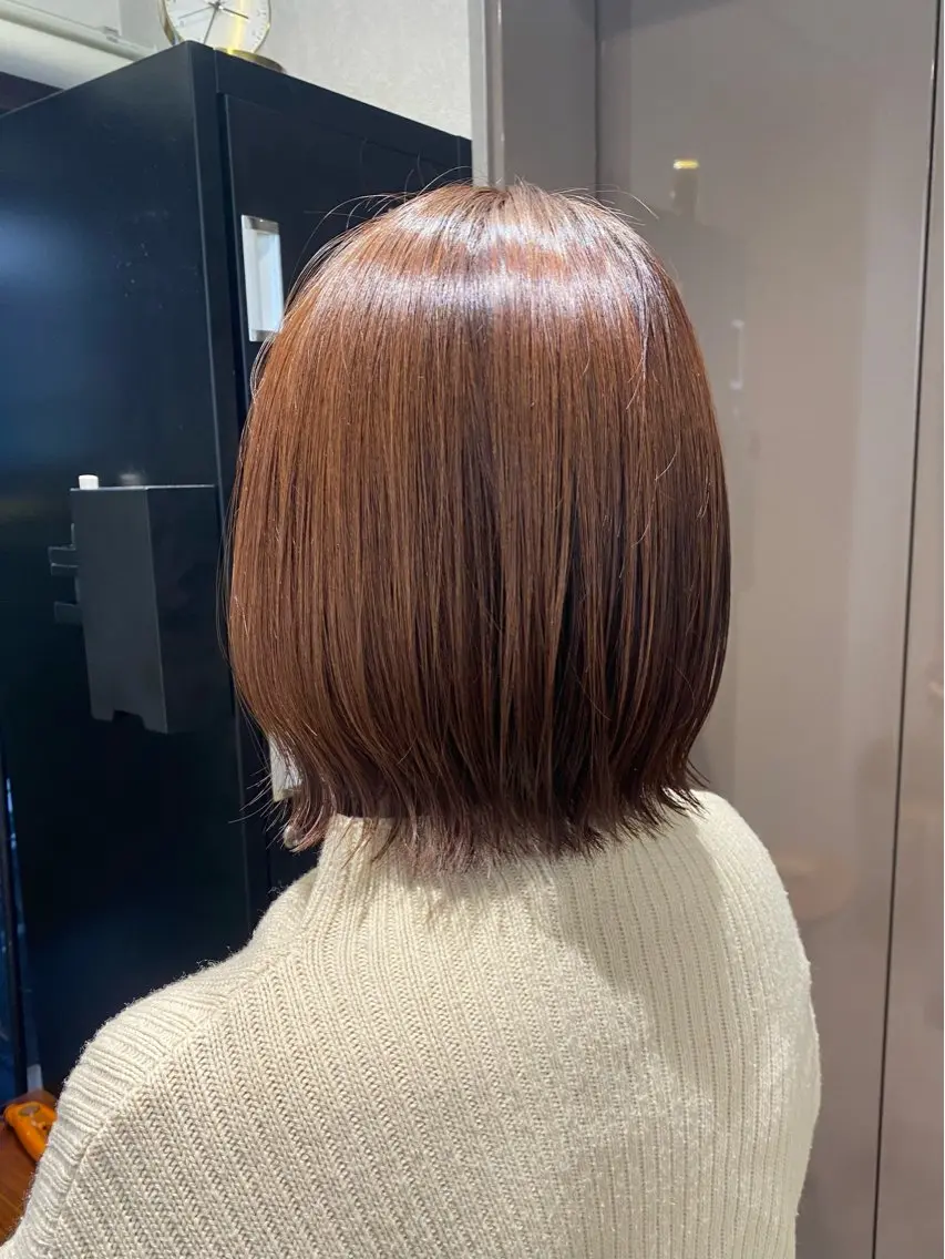 ショート カラー カット ヘアカラー トリートメント 透明感カラー/韓国 ヘア🩶yuri🩵のヘアスタイル