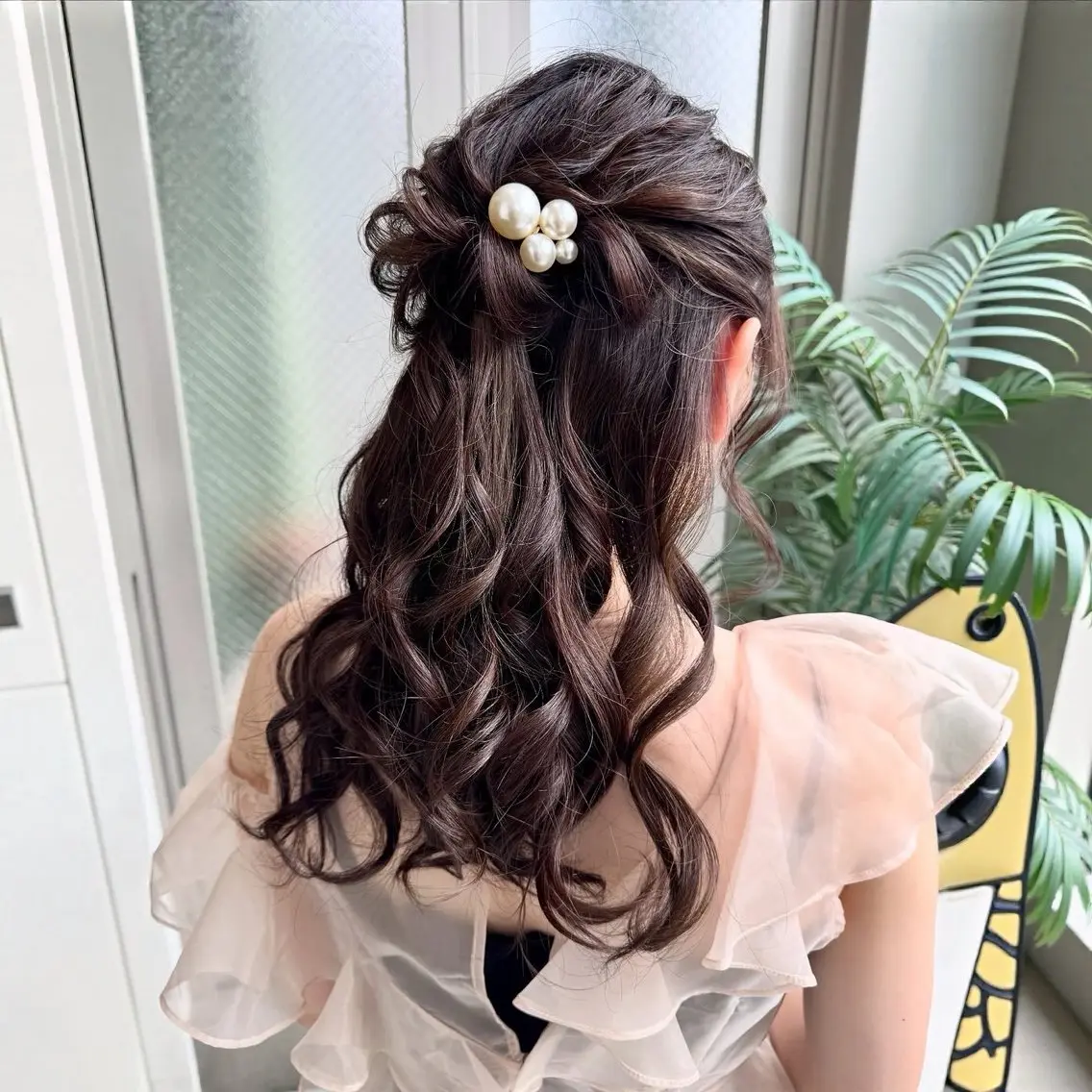 ロング ヘアセット 💎内部補修ケアカラ ー/ブリーチなし清野のヘアスタイル