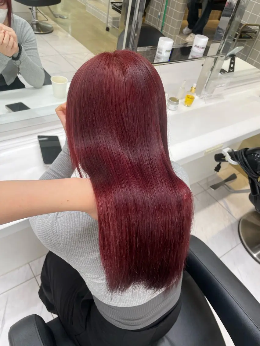 ロング カラー ヘアアレンジ ヘアカラー トリートメント ヘアセット 💗横浜美容室 💗HARUNAのヘアスタイル
