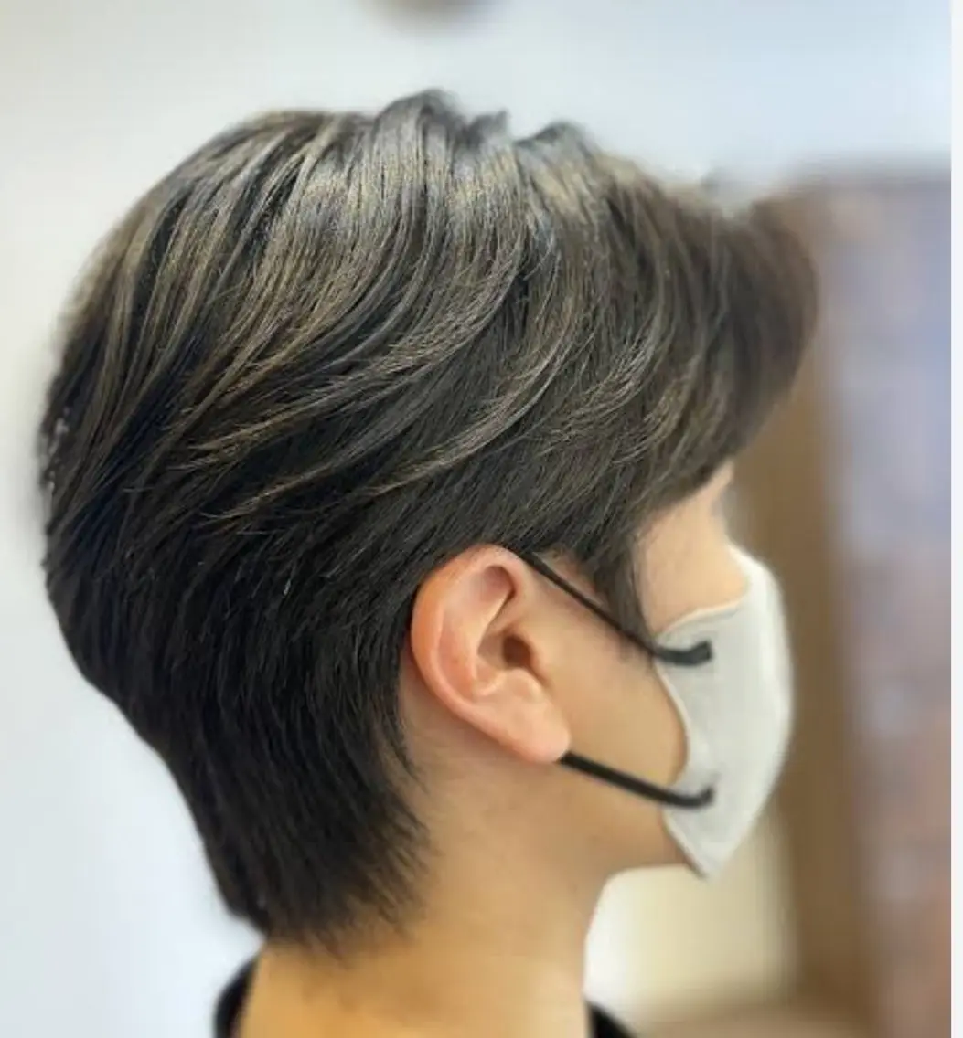 ショート 石川 大瑚のヘアスタイル
