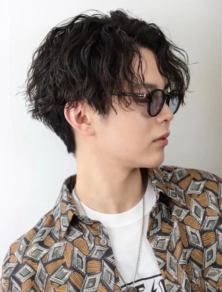 【メンズ限定✨️】カット+ナチュラルパーマ ¥9350→¥5700【豊橋/メンズ/パーマ】の写真