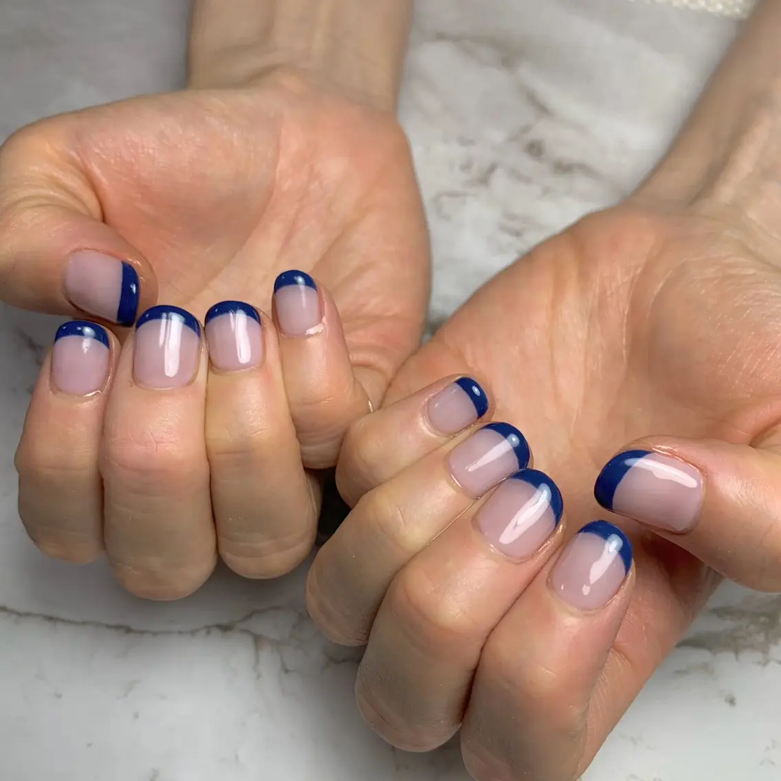 ネイル フレンチネイル 'Olu KUMIのネイルデザイン
