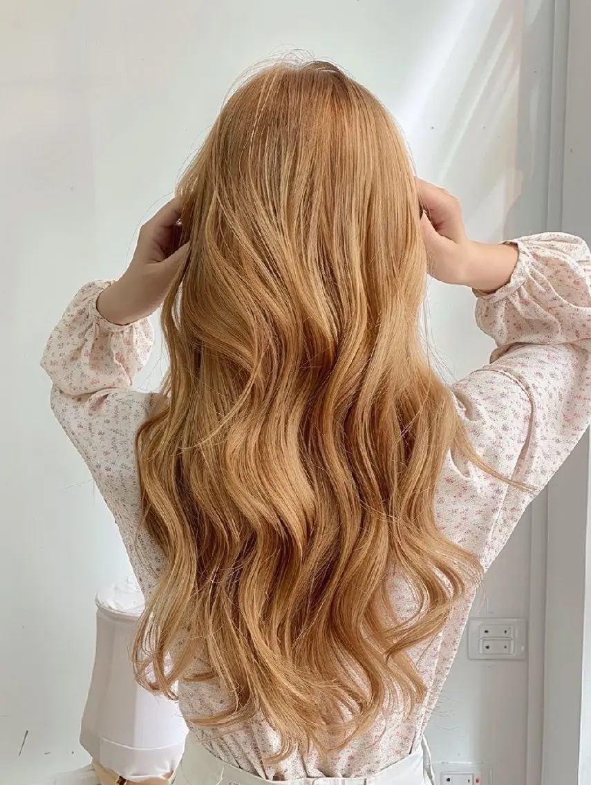カラー 束感まつぱ🫧 なつき🫧のヘアスタイル