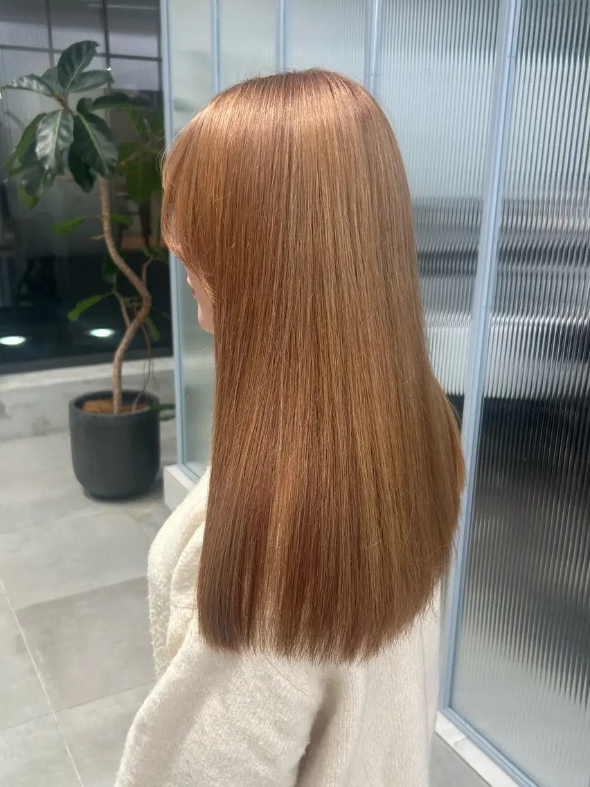 髪質改善・艶カラー+トリートメント🫧の写真
