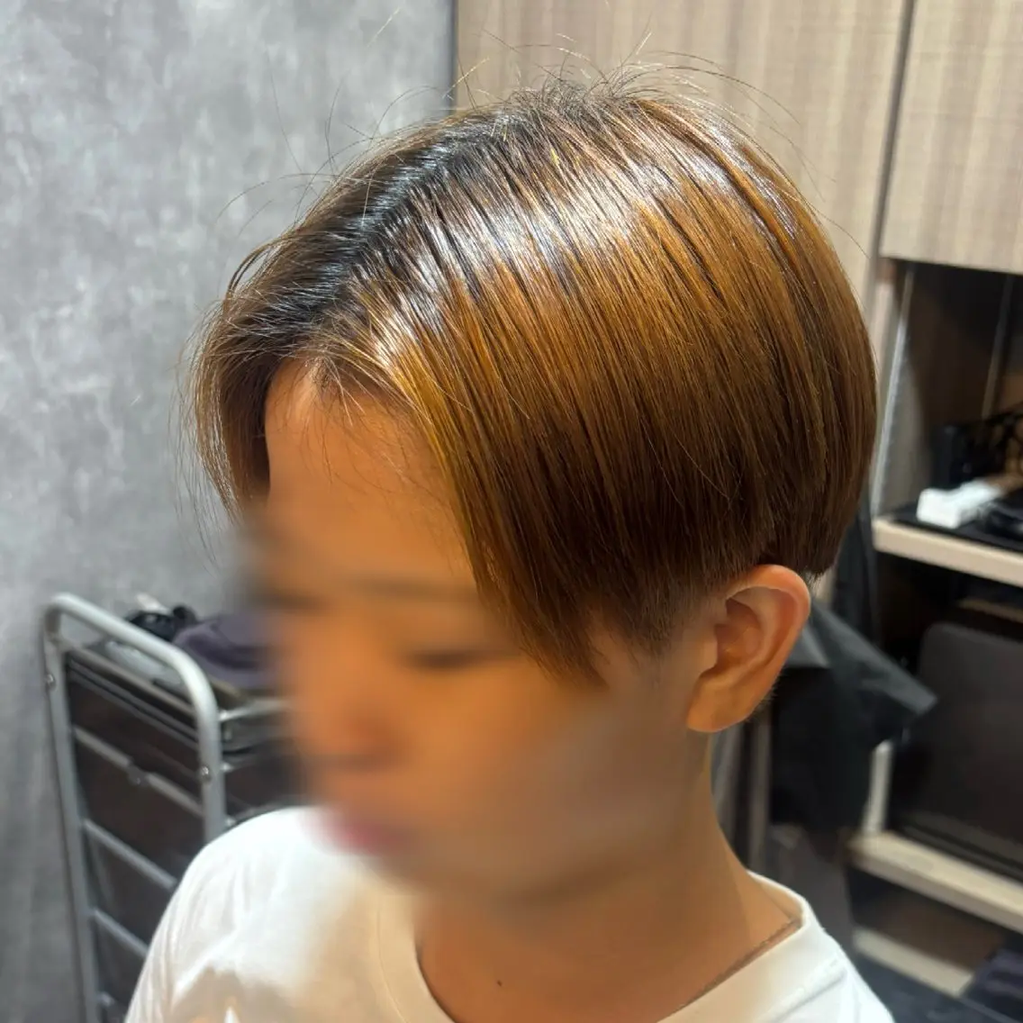 ショート メンズ カット 縮毛矯正 松尾 叶恋のヘアスタイル