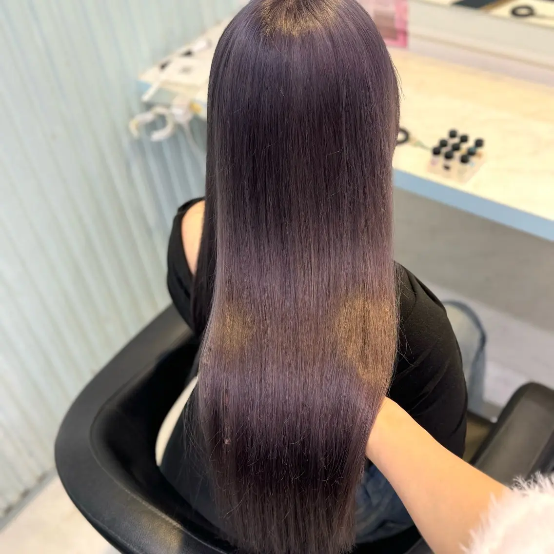 ロング カラー ヘアカラー トリートメント ヘッドスパ ヘアセット 暖色🩷透明感カラー ♡Maika♡のヘアスタイル