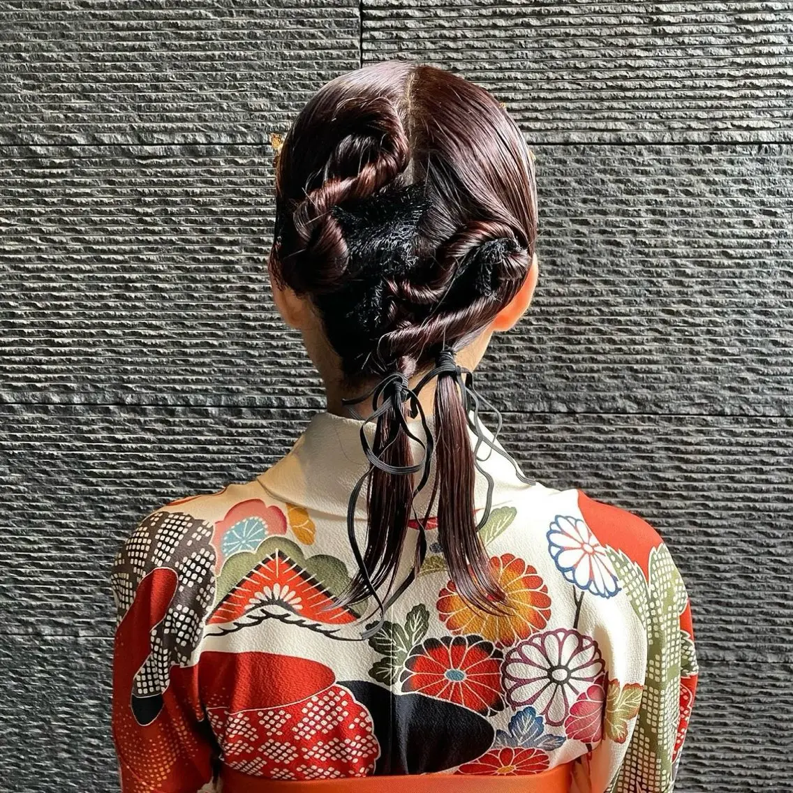 セミロング ヘアアレンジ KAWATOKO MISUZUのヘアスタイル