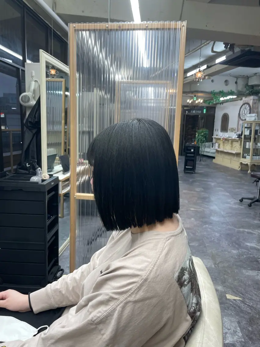 カラー カット ヘアカラー SFIDA みつえのヘアスタイル