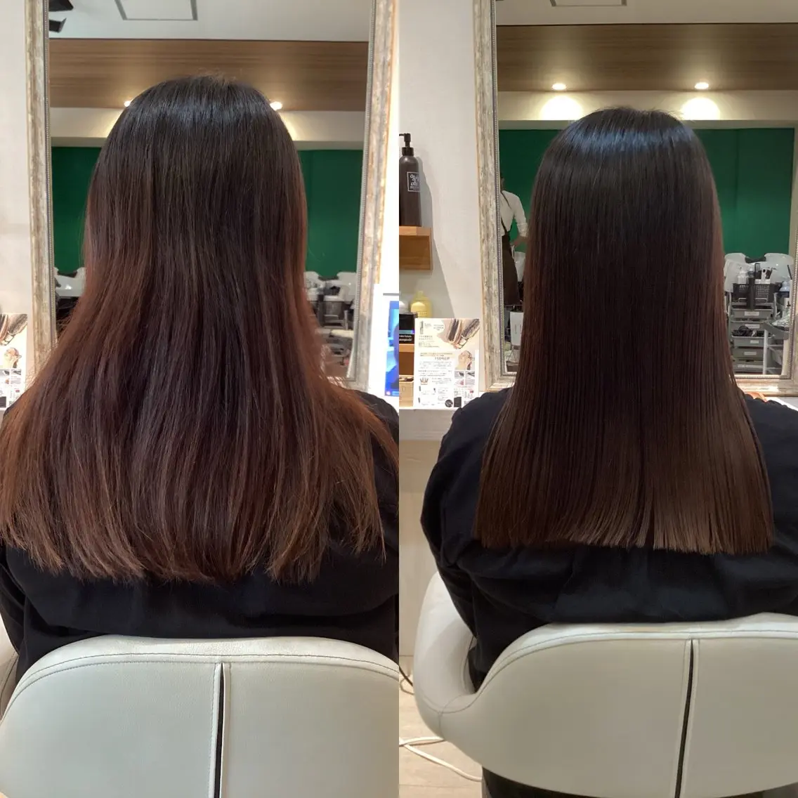ロング 髪質改善 似合わせカット カット 縮毛矯正 hair bonitaのヘアスタイル