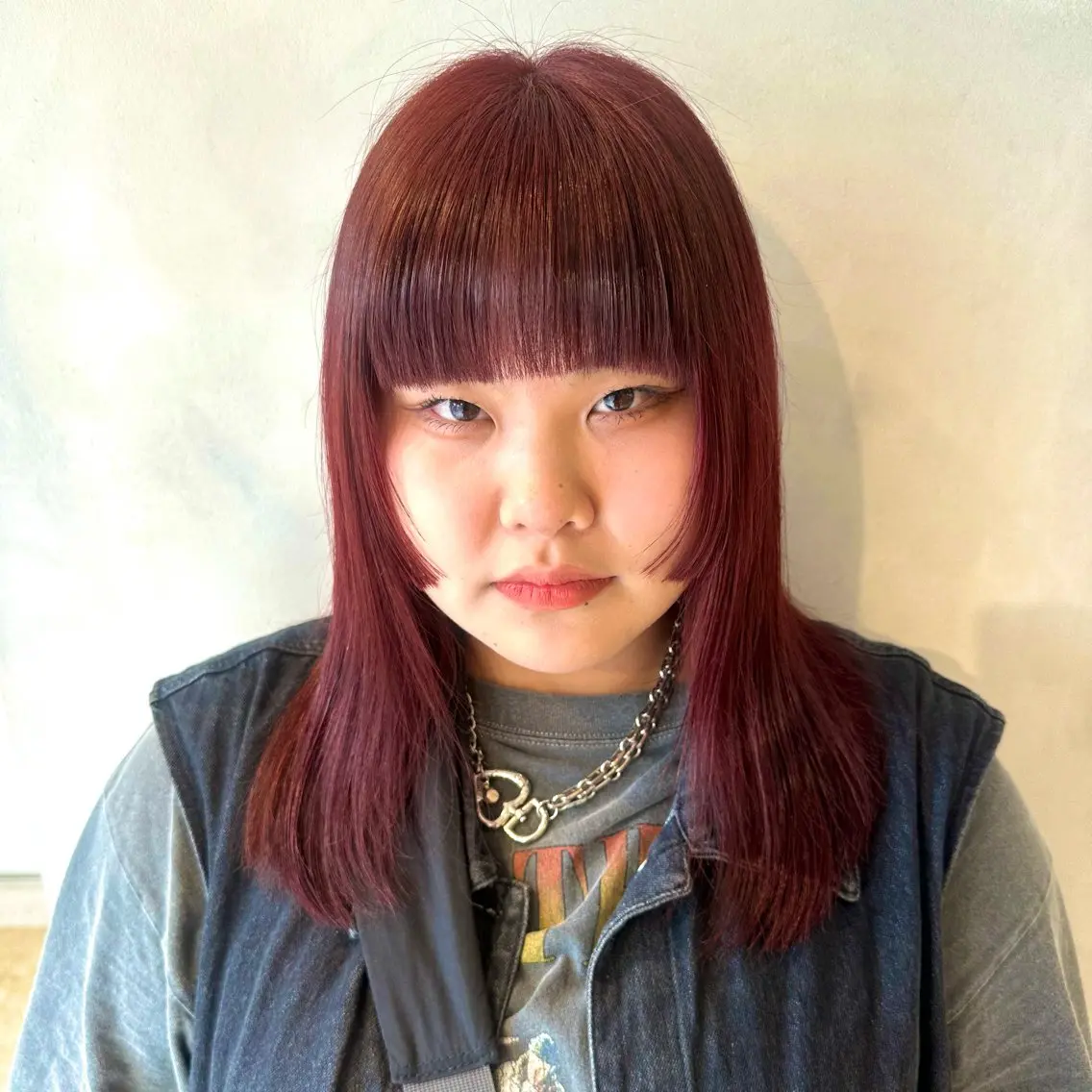 ミディアム カラー ヘアカラー トリートメント デザインカラー/パー マ🦖外岡咲希🦖のヘアスタイル