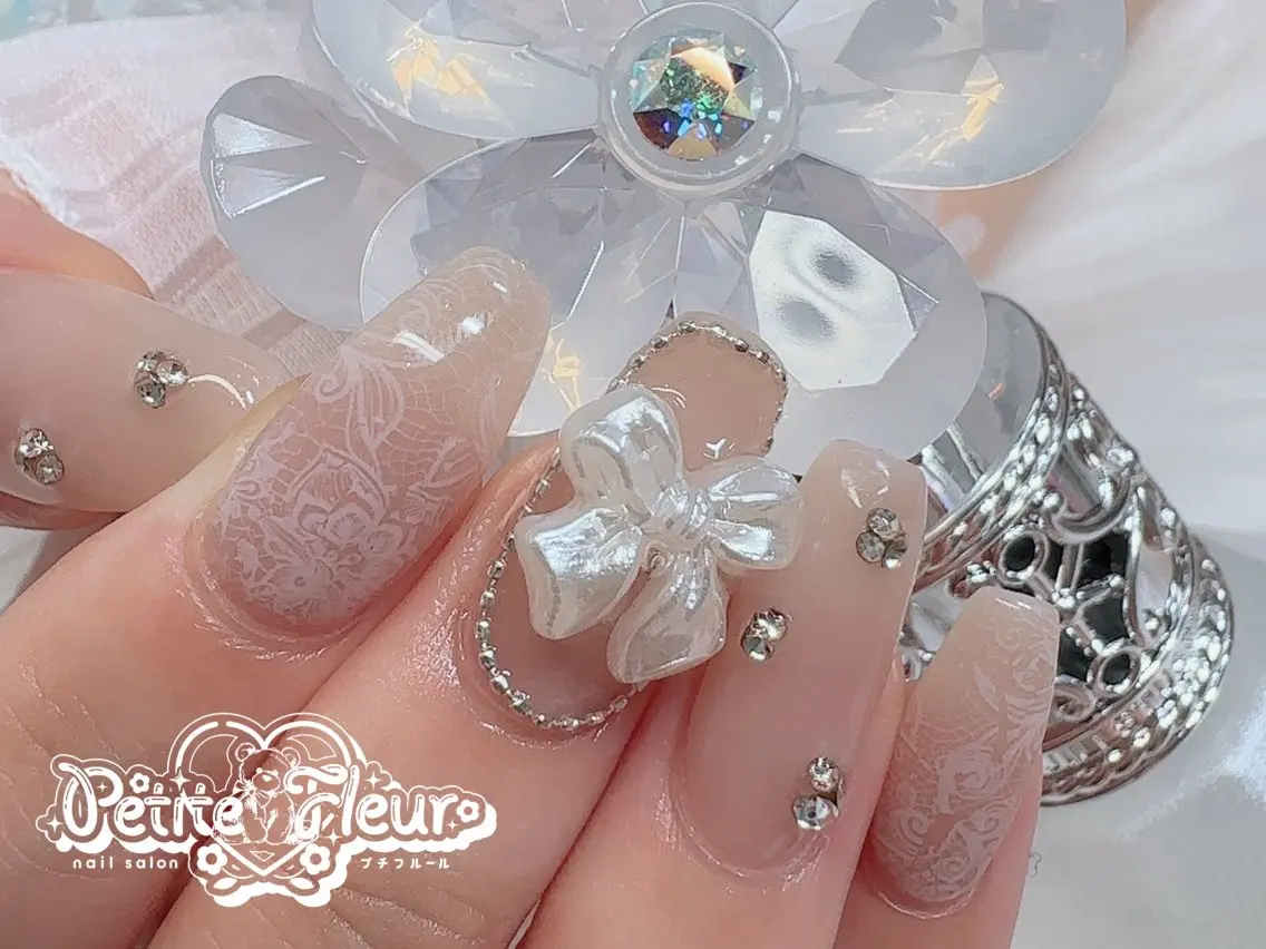 ネイル ハンドネイル ❁⃘*。Petite fleur❁⃘*りさのネイルデザイン