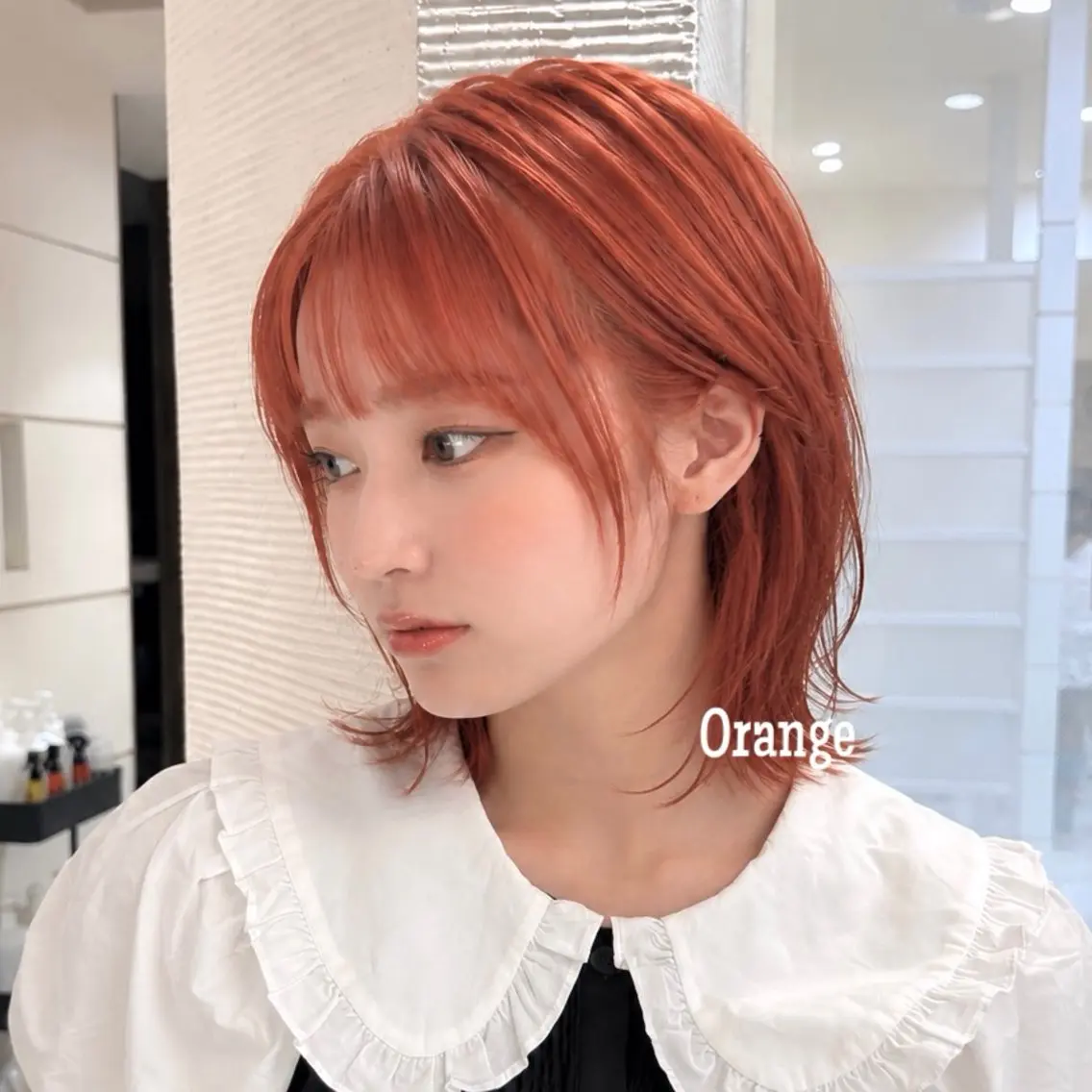 【ブリーチ無しダブルカラー🪐】似合わせカット➕明るめ暖色カラー(ダブルカラー)➕Aujua treatmentの写真