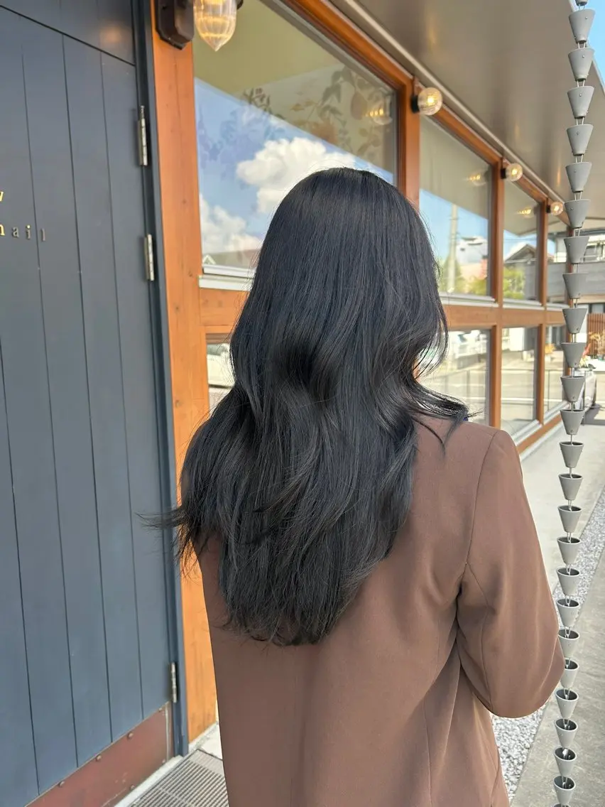 ロング カラー ヘアカラー emusalon . Akika‎✮*｡ﾟのヘアスタイル
