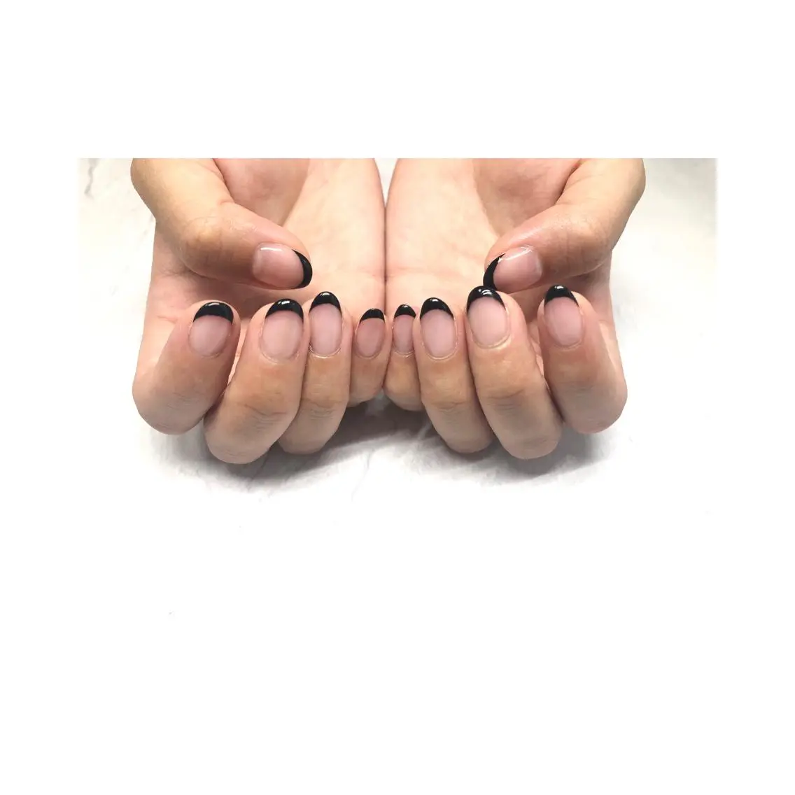 フレンチネイル OFF  ドライケア込みの写真